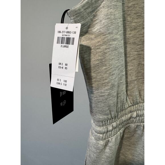 YPB neoKnit by Abercrombie & Fitch Jumpsuit Jogger Pant - Heather Gray Sz XL NWT - Picture 4 of 9
